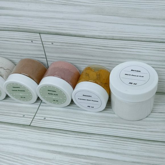 7x Organic+ Natural Clays and Powders For Soap Making + Candles + Infusions - Picture 5 of 7